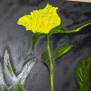 Yellow Rose Canvas Art